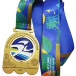 金屬馬拉松比賽獎牌(中間可轉動)